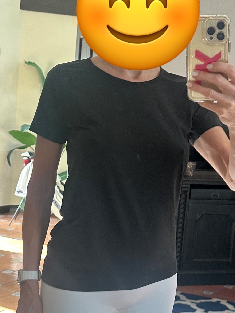 lululemon athletica Black Short Sleeve Crew Tee - Picture 4 of 8